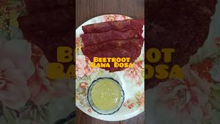 Dosa ya idli? Dosa — woh bhi beetroot rawa! ✨