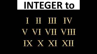 Convert Integer to Roman Numeral in Python | LeetCode Problem | Python assignment #leetcode #python