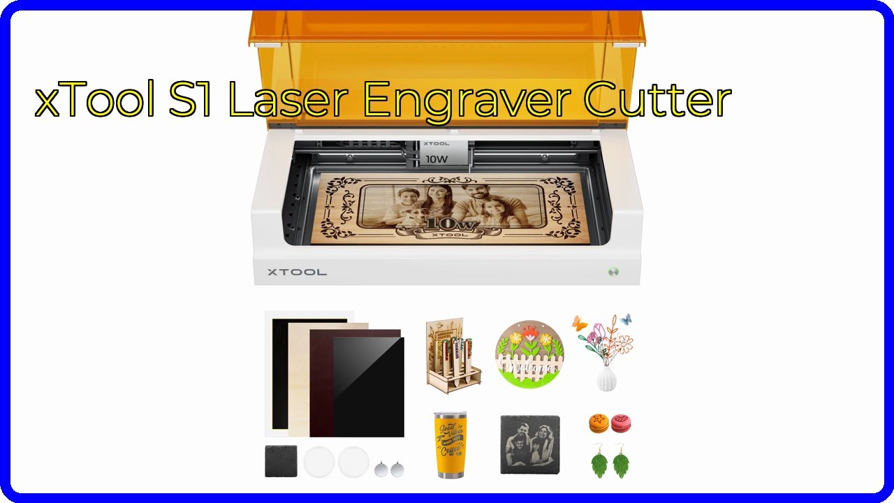 REVIEW (2026): xTool S1 Laser Engraver Cutter. ESSENTIAL details.