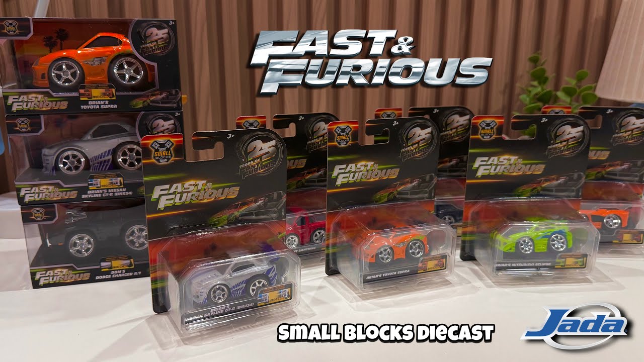 2026 Fast & Furious 25th Anniversary Small Blocks Diecast