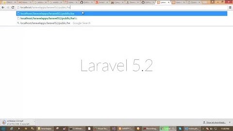 Install laravel 5.2 or 5.1 on Windows
