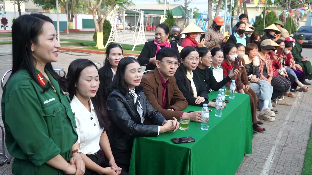 TRƯỜNG MẦM NON NAM THÀNH - HOẠT ĐỘNG TRẢI NGHIỆM - BÉ TẬP LÀM CHÚ BỘ ĐỘI