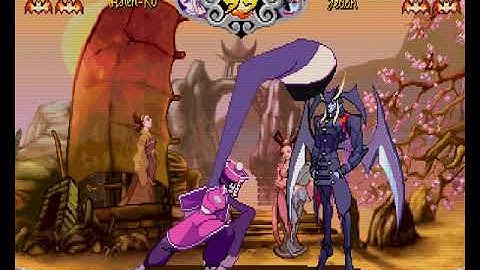 Darkstalkers 3 - All Characters EX Moves (Special Moves)