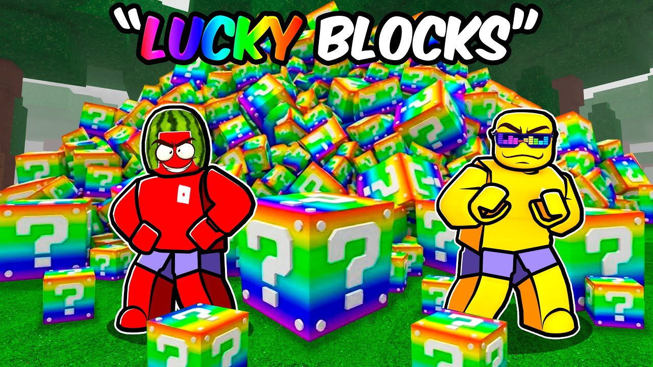 Rainbow Lucky Blocks in 99 Nights in the Forest
