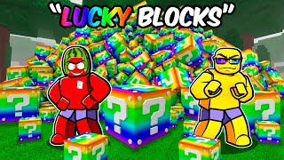 Download lagu Rainbow Lucky Blocks in 99 Nights in the Forest