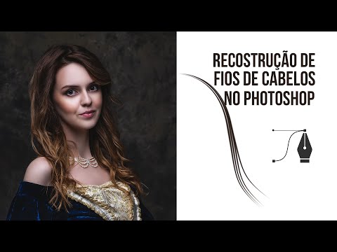 Como Reconstruir Fios de Cabelo No Photoshop com mouse