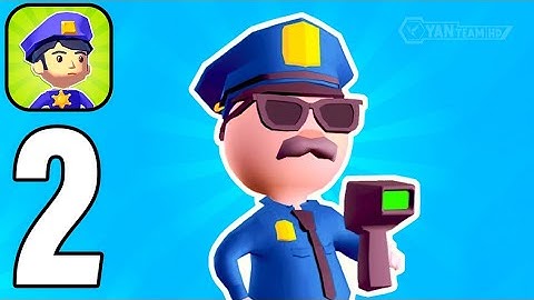 Idle Cop: Police Department - Gameplay Walkthrough Part 2 Maintain district security (Android,iOS)