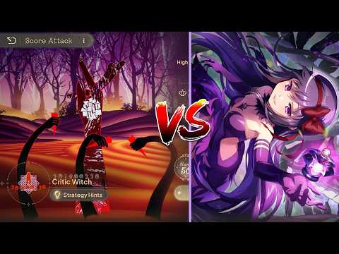 Critic Witch Score Attack goes up against Akuma Homura - Magia Exedra