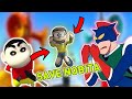 ACTION KAMEN SAVES NOBITA | SHINCHAN GTA 5 | DORAEMON GTA 5 | GTA 5 FUNNY IN HINDI |