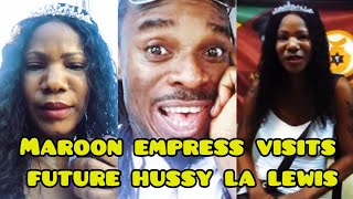 Maroon 3mpress Tishy Empire Visits Maroon 3mperor La Lewis to sign up D⁰cuments for her 1.D