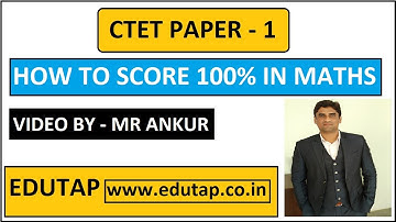 Score 100% Marks in Maths | CTET 2018 | UPTET | KVS | DSSB | PSTET|