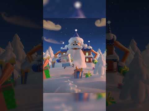 Дом Деда Мороза 🎅❄️ Домики #Shorts #100kwt #домики | Мультики и песенки для детей