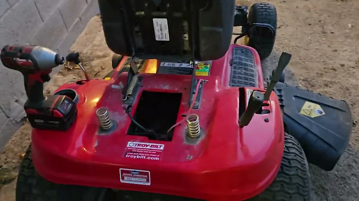 Troy Bilt Bronco riding lawn mower NO POWER NO CRANK NO START bad solenoid