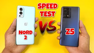 Iqoo Z5 Vs Oneplus Nord 2 5G Speed Test