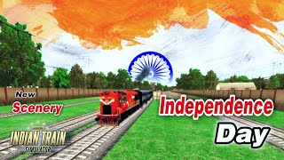Indian Train Simulator Independence Day Special Video | Independence Day New Scenery|Train Simulator screenshot 2