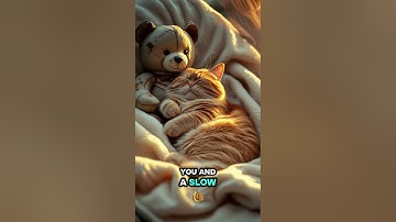 The Secret Language of Cat Love: What That Slow Blink Really Means!#CatFacts #KittyKiss #SlowBlinkLo