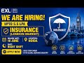 EXL upto 5.5 Lpa Walkin Insurance (London Market) 16 June Noida Night shift Apply Now#viralvideo 