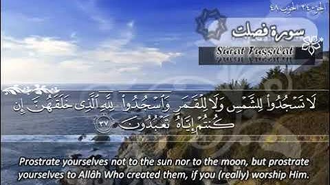 سورة فصلت ماهر المعيقلي مترجم