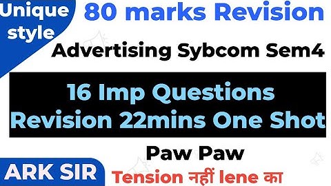 2025🔥|20mins Full Book Explanation|Adverse sem4 Sybcom|SyBCOM Sem4| Imp QUESTION Exam|ARK sir