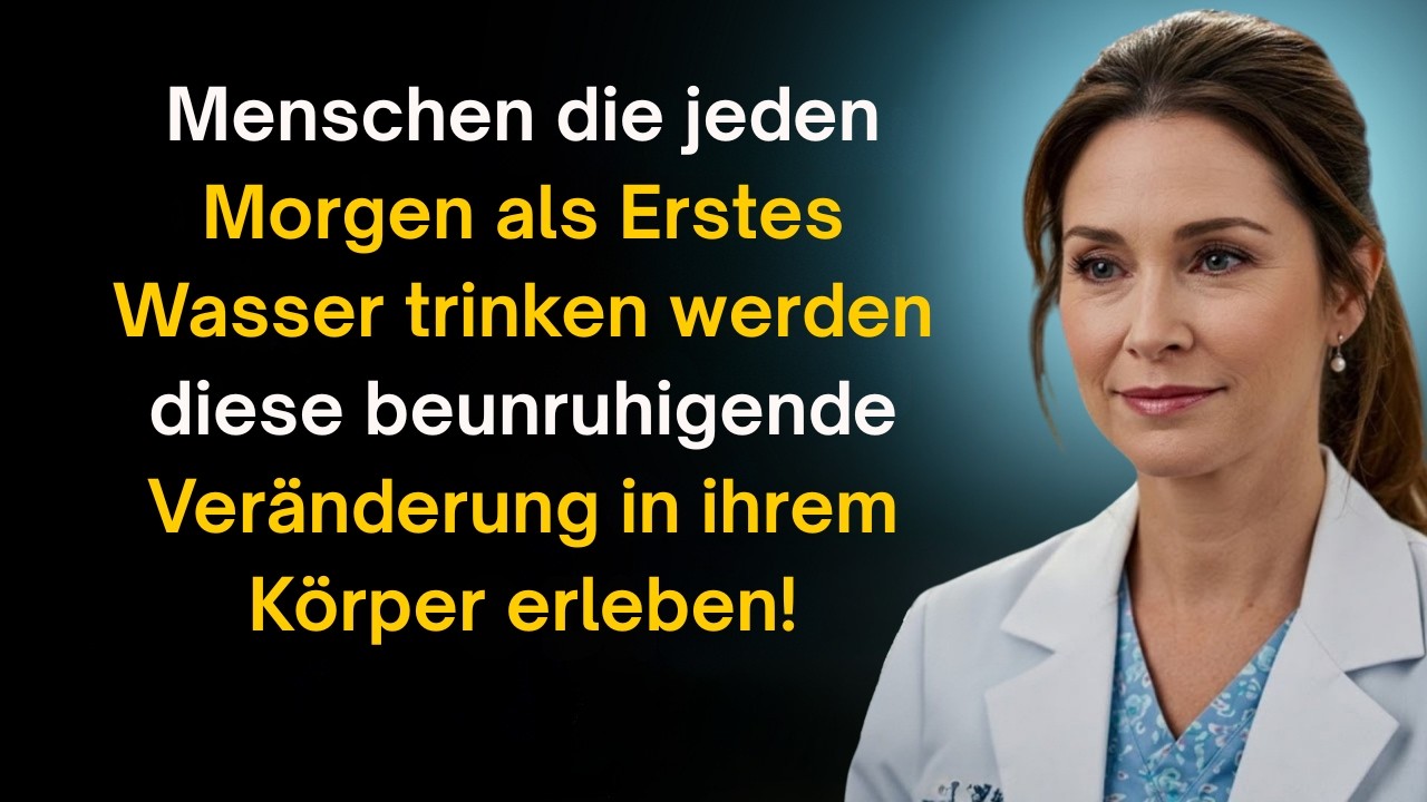 Menschen, die jedenMorgen als ErstesWasser trinken werden diese5 alarmierendenVeränderungen erleben!