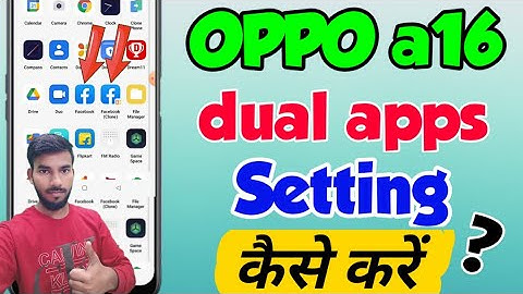 OPPO a16 mein dual apps Setting kaise kare | How to Create dual apps in oppo a16 | oppo a16 dual app
