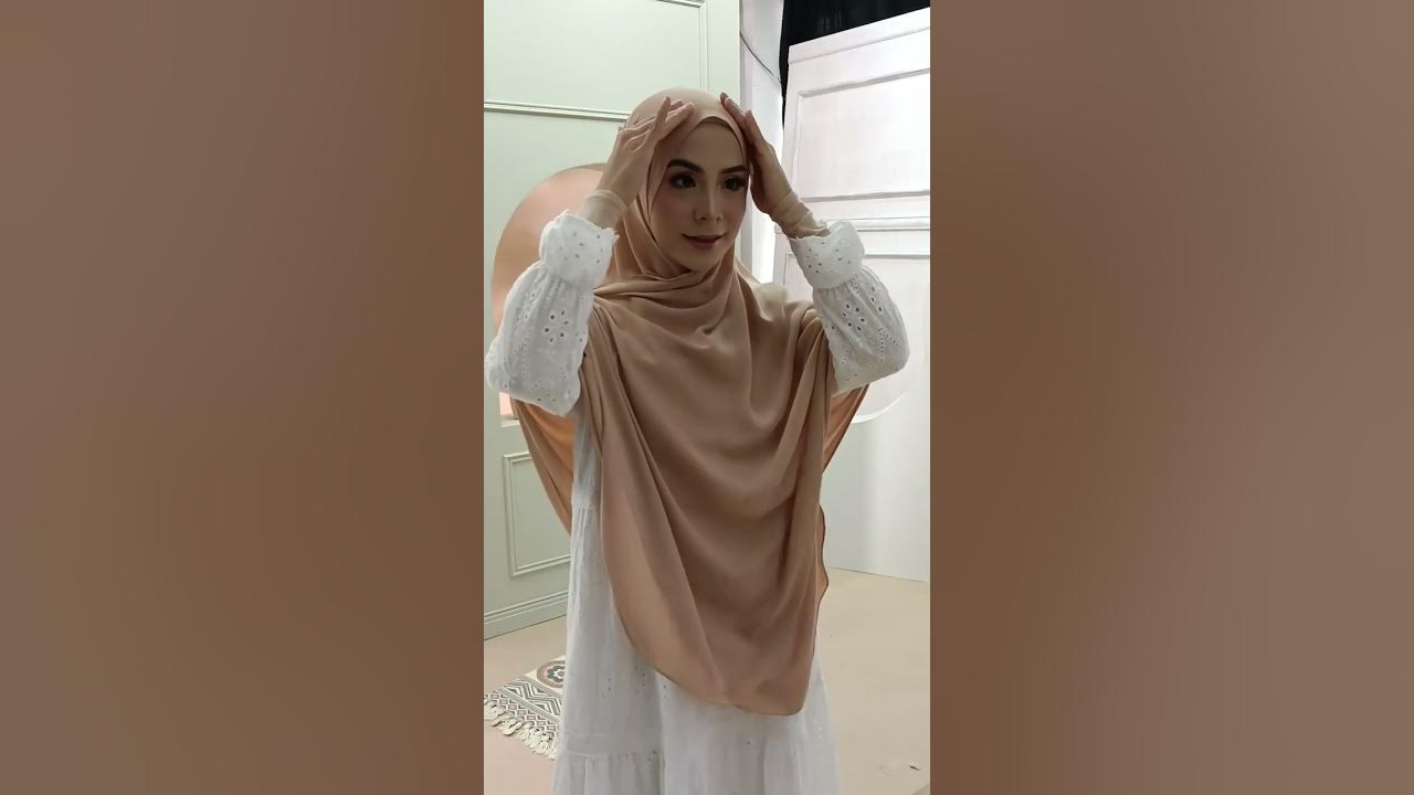 Tutorial Shawl Labuh Hameesya Bshawl - YouTube