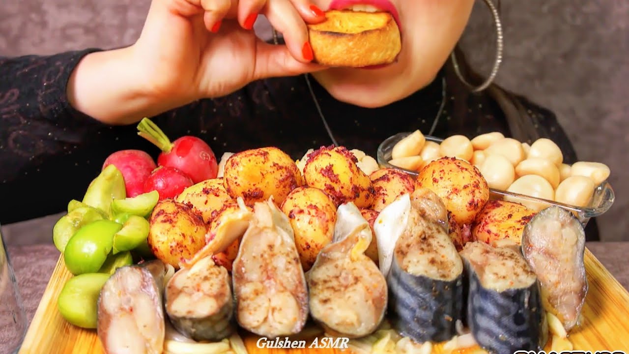 2x ASMR  PICKLED FISH WITH PICKLED ONION | Eating Sounds #eating #asmr #eatingshow #video #mukbang