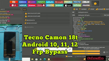 Tecno Camon 18t Android 11,12 Frp Bypass Unlock Tool | Tecno ch6h Frp Bypass Unlock Tool