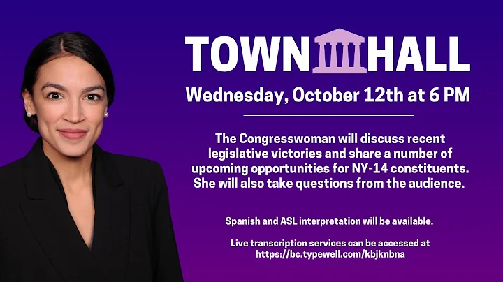Town Hall: Legislative Victories & Opportunities for Constituents