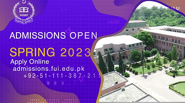 Foundation University School of Science & Technology - Admissions Open Spring 2023