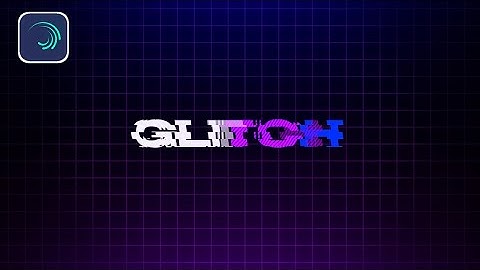 Make Advance Glitch Text Animation In Alight Motion - Tutorial