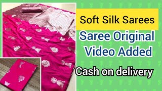 Trendy Soft Silk Zari Waving Sarees With Cash On Delivery | Rich Pallu Sarees| AVR Fashions | screenshot 5