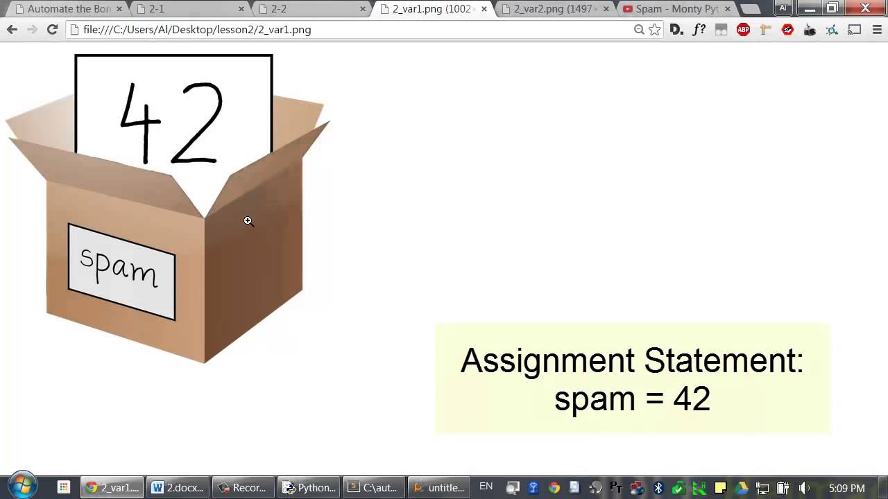 Lesson 2 Python Programming Automate the Boring Stuff with Python - YouTube