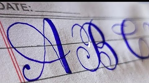 How to write Capital letters|Cursive Writing for Beginners |A to Z Alphabets|Cursive Capital letters