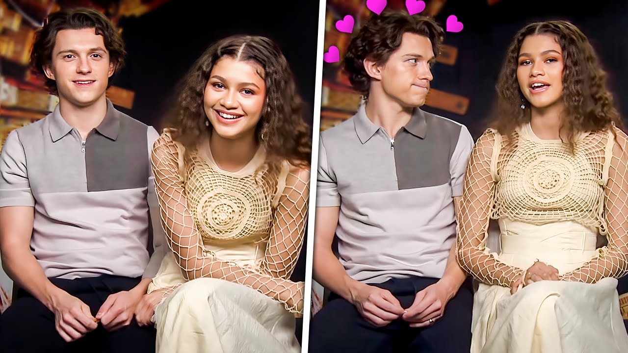 How Tom Holland Slowly Fell In Love With Zendaya - YouTube