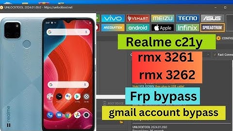 Realme c21y (rmx3261/rmx3262)frp bypass / Realme c21y gmail account bypass without unlock tool