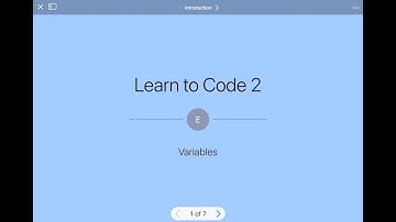 Learn to Code 2 - Variables // iPad Swift Playgrounds
