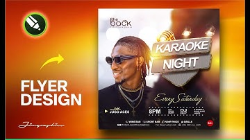 How to Design a  Flyer  | CorelDraw Tutorial 2024