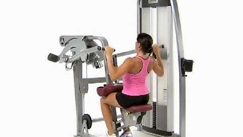 Bilateral, Wide Grip Pulldown - Cybex Eagle Lat Pulldown