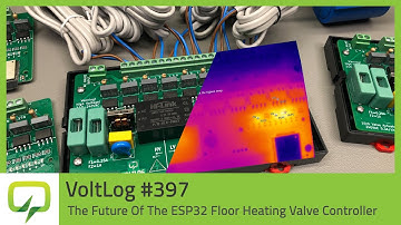 revC Tasmota ESP32 Floor Heating Valve Controller | Voltlog 397