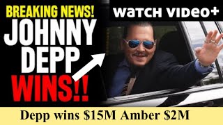 BREAKING: Jury Hands Down Verdict in Johnny Depp's Favor at End of Defàmation Tr!al with Amber Heard
