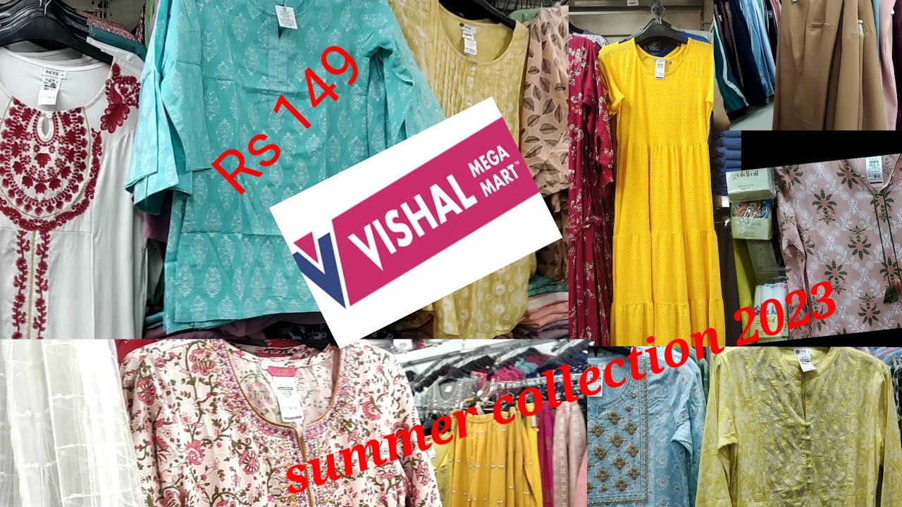 latest summer collection 2023 Vishal mega mart YouTube