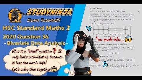 HSC Maths Standard 2020 Question 36 - StudyNinja