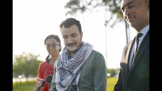 Columbia University activist Mahmoud Khalil has been released from an immigration jail after 104 day