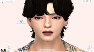 심즈 4 The Sims Taehyung V Of Bts Sims Speed Building Gameplay