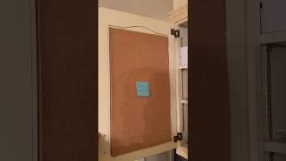 My Wife was Shocked - Cork Board DIY