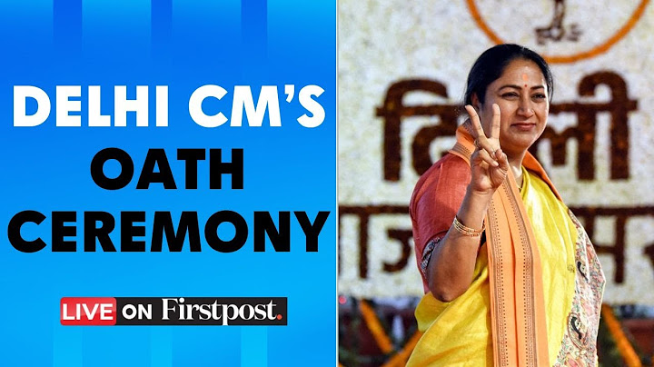 Delhi CM Oath Ceremony LIVE: BJP Picks Rekha Gupta as Indian Capital Delhi's CM | Rekha Gupta Oath