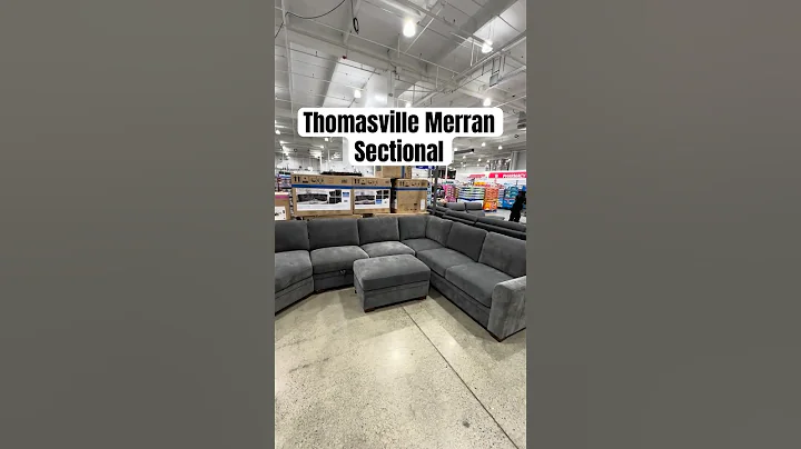 Thomasville Merran Fabric Sectional at Costco! 🛋️✨ Hidden Storage & Ultimate Comfort!