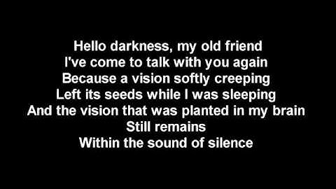 Thumbnail of HELLO DARKNESS MY OLD FRIEND LYRICS VERSION 2017