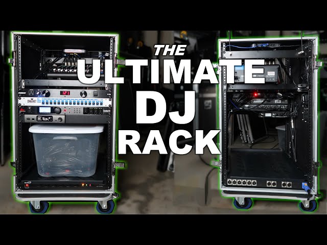 The ultimate MOBILE DJ AUDIO and LIGHTING Rack build class=